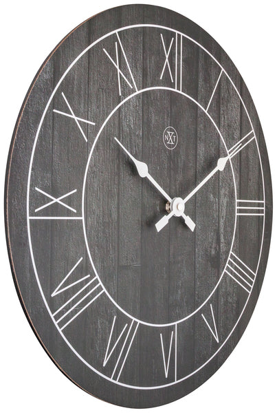 Nexttime nx-7345zw wanduhr nxt paul dia 40 cm holz braun
