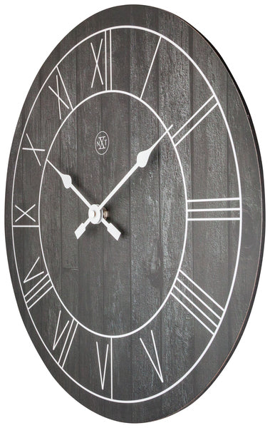 Nexttime nx-7345zw wanduhr nxt paul dia 40 cm holz braun