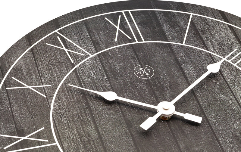 Nexttime nx-7345zw wanduhr nxt paul dia 40 cm holz braun
