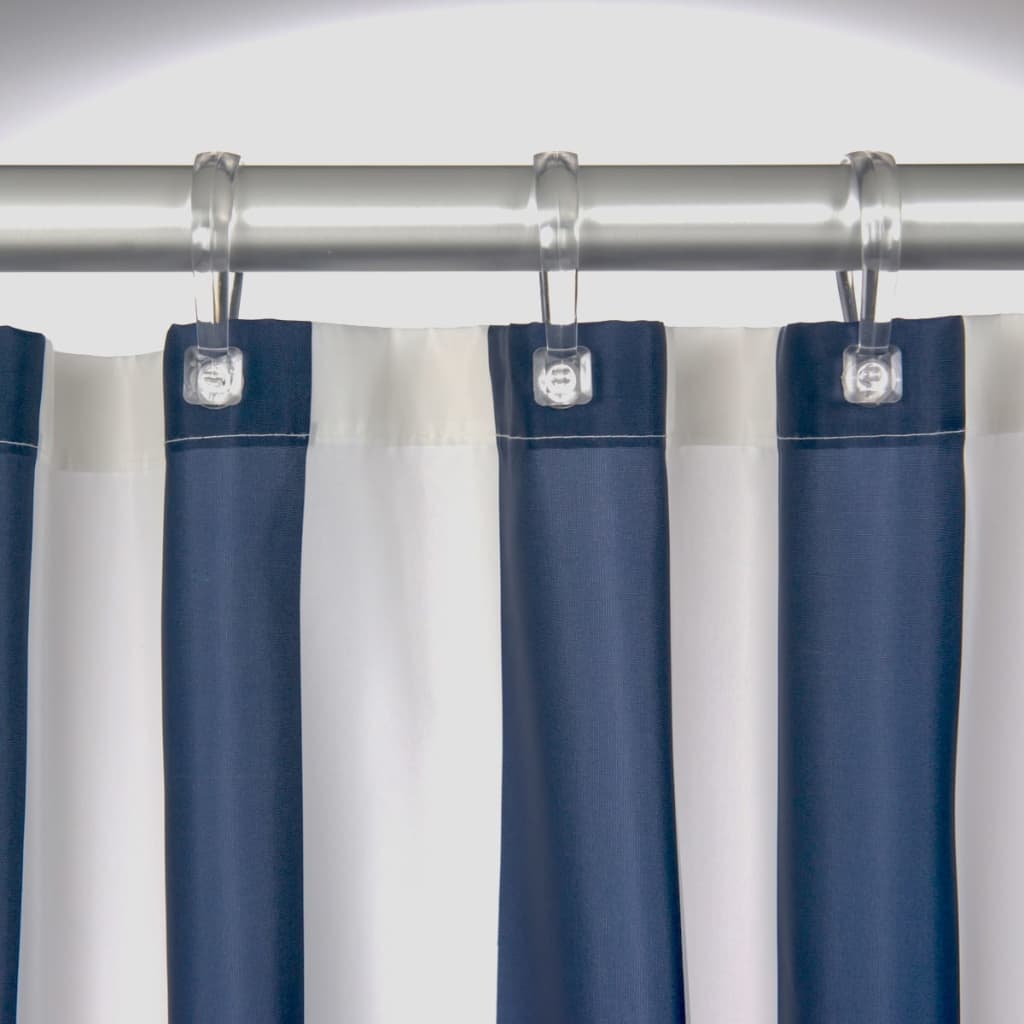 Dichtungsfellduschvorhang Linje 180 cm Blau 233011324