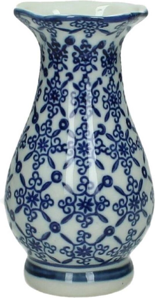 Kersten Kersten Vase Porzellan Blau 8x8x15cm