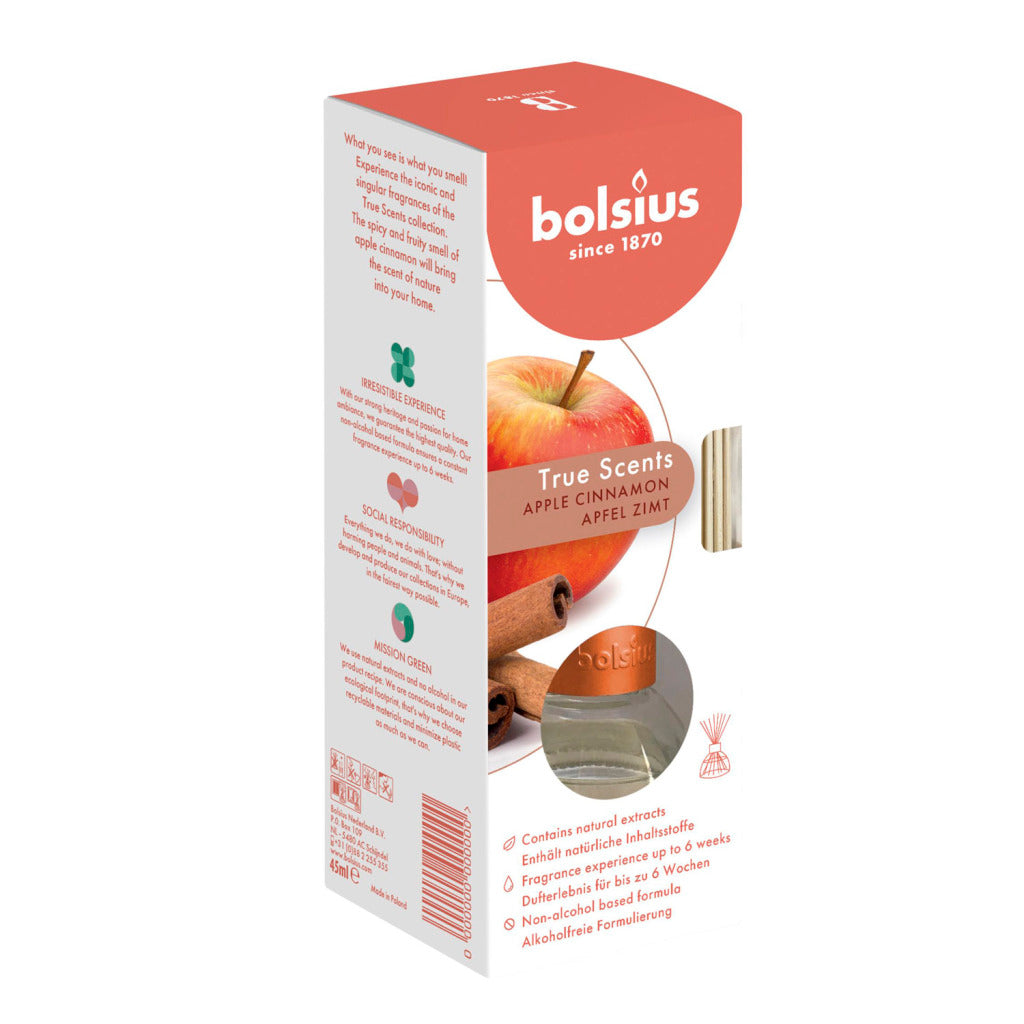 Bolsius Bolsius Aroma-Diffusor Apfel-Zimt 45 ml wahre Düfte