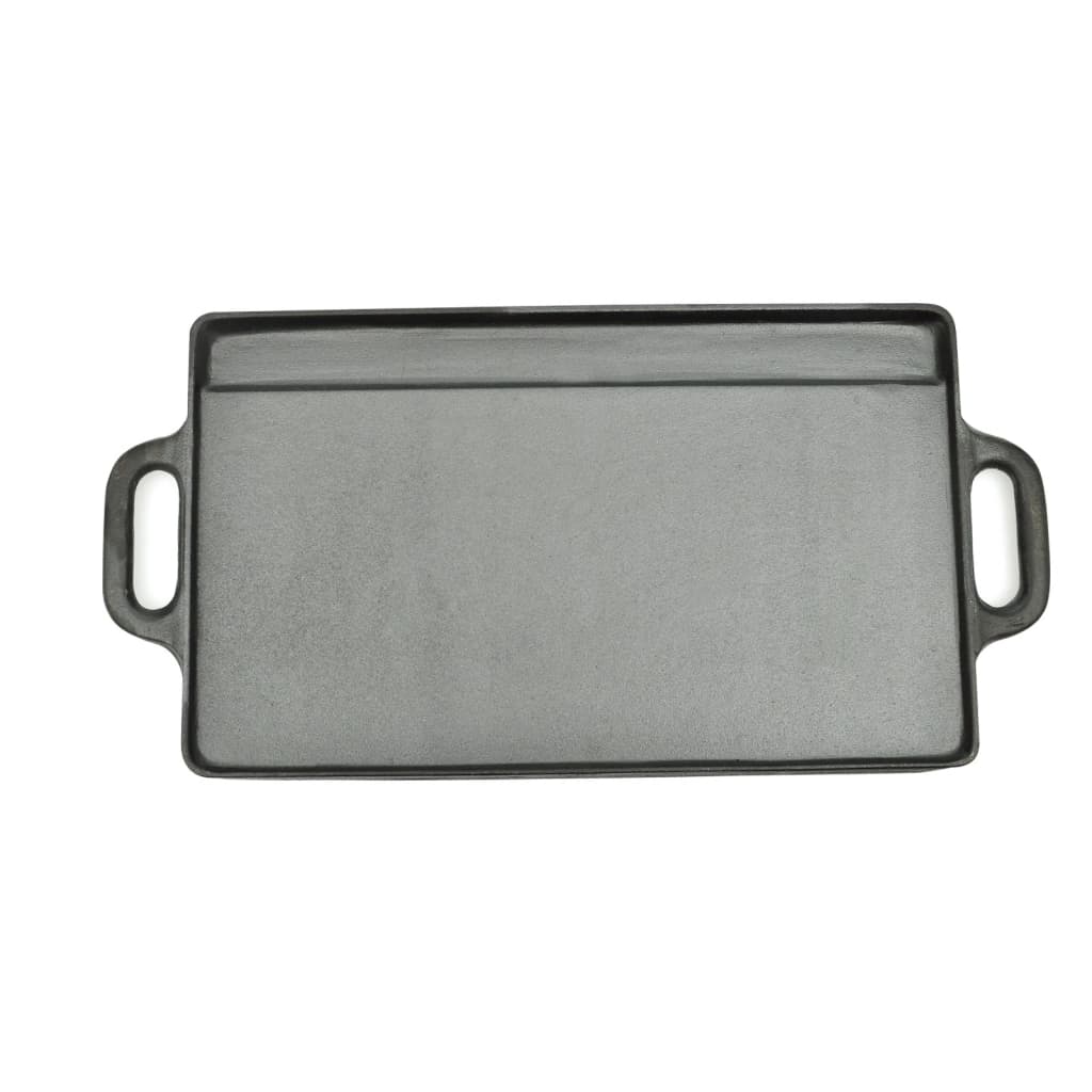 Vidaxl Grillplatte doppelte 50 x 23 cm Gusseisen