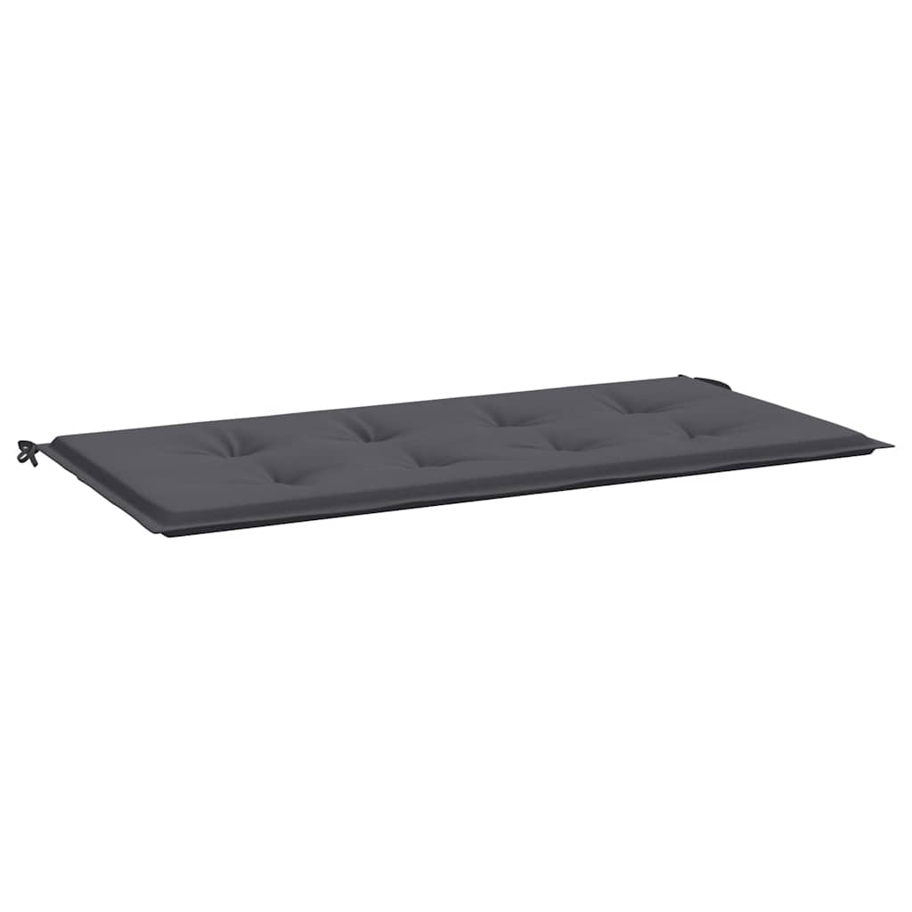 Vidaxl Garden Bench Kissen 120x50x4 cm Oxford Stoffanthrazit -gelöscht