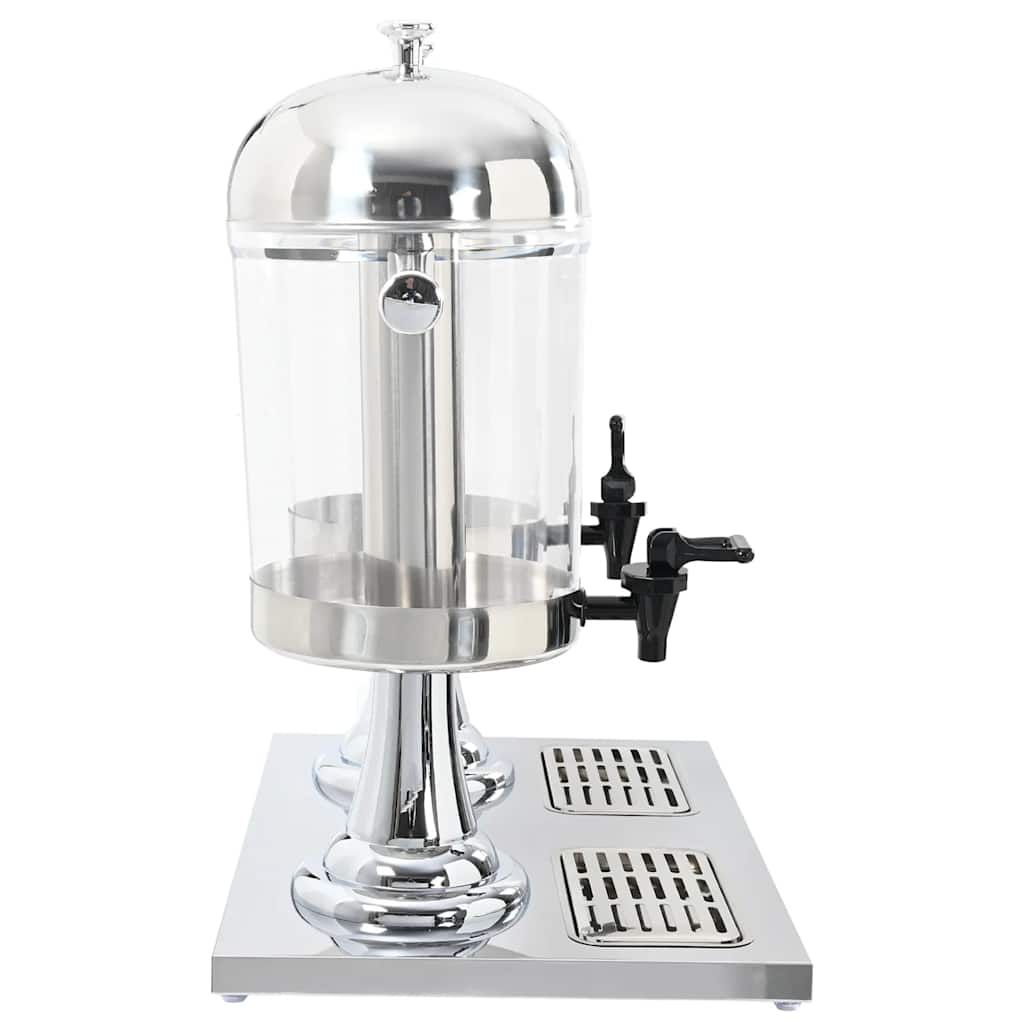 VIDAXL -Doppel -Sapdispenser Edelstahl 2x8 l