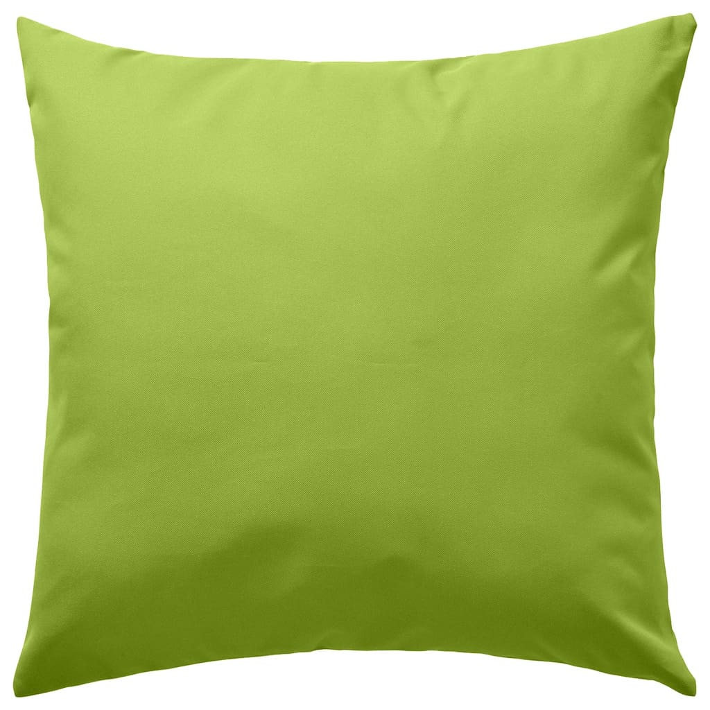 Vidaxl Outdoor -Kissen 45x45 cm Apple Green 2 PCs