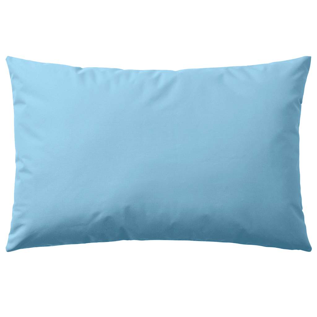 Vidaxl Outdoor -Kissen 60x40 cm hellblau 4 STs