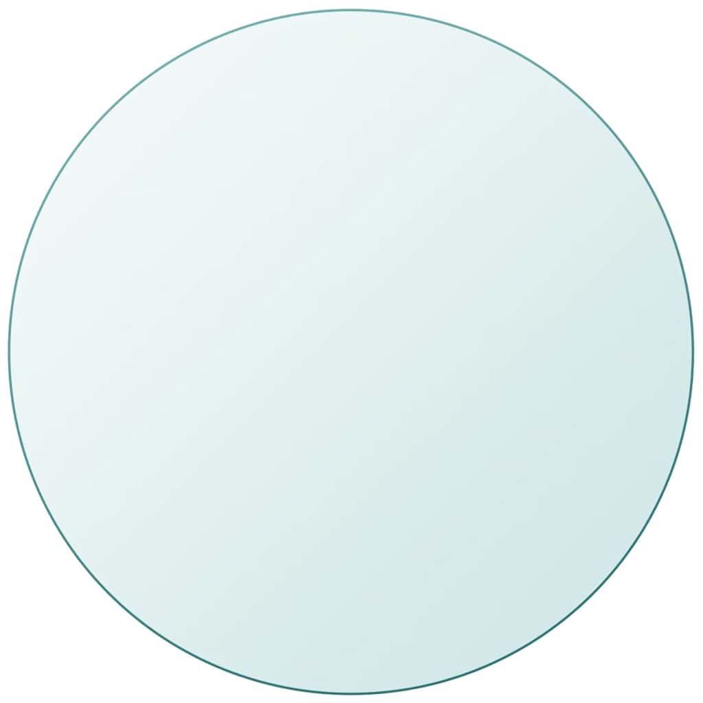 Vidaxl tafelblad van gehard glas 900 mm rond