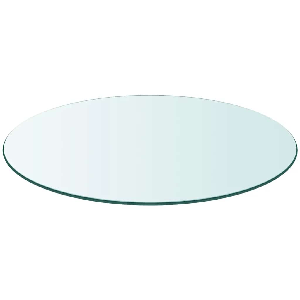 Vidaxl tafelblad van gehard glas 900 mm rond