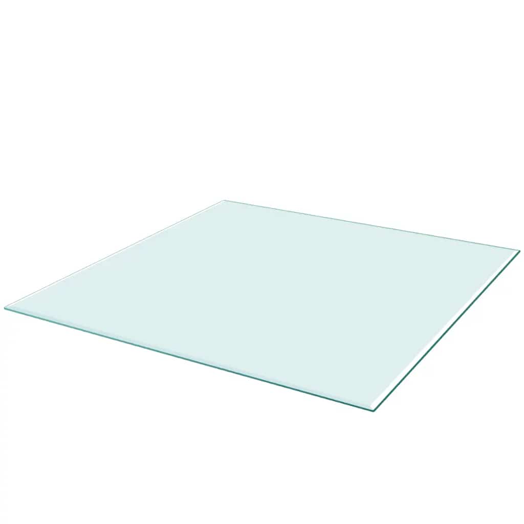Vidaxl tafelblad van gehard glas 800x800 mm vierkant