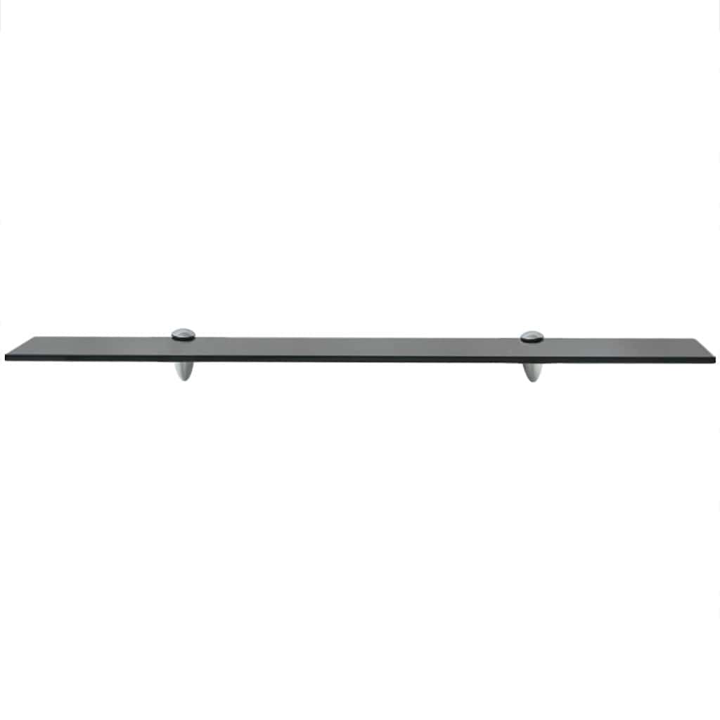 Vidaxl zwevende plank 80x20 cm 8 mm glas