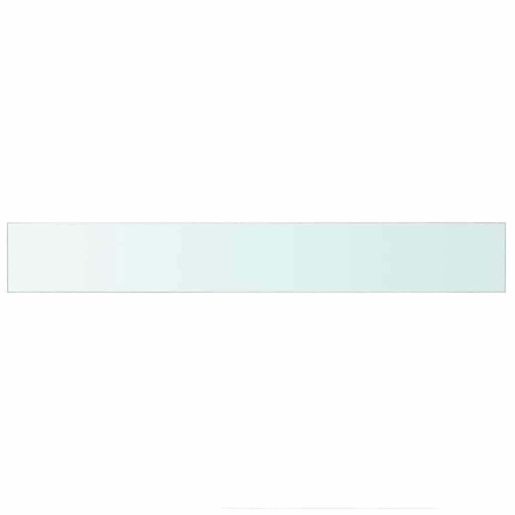 Vidaxl wandschap transparant 90x12 cm glas