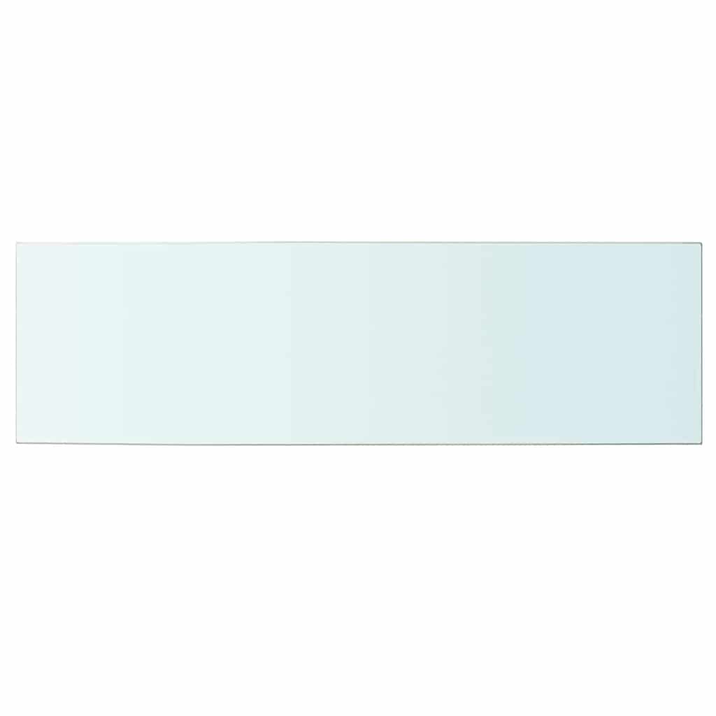 Vidaxl wandschap transparant 100x30 cm glas