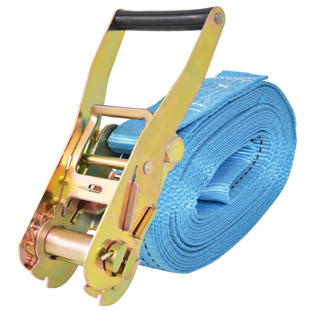 Vidaxl Spanngurte 4 Tonnen 8mx50mm blau 4 Stk