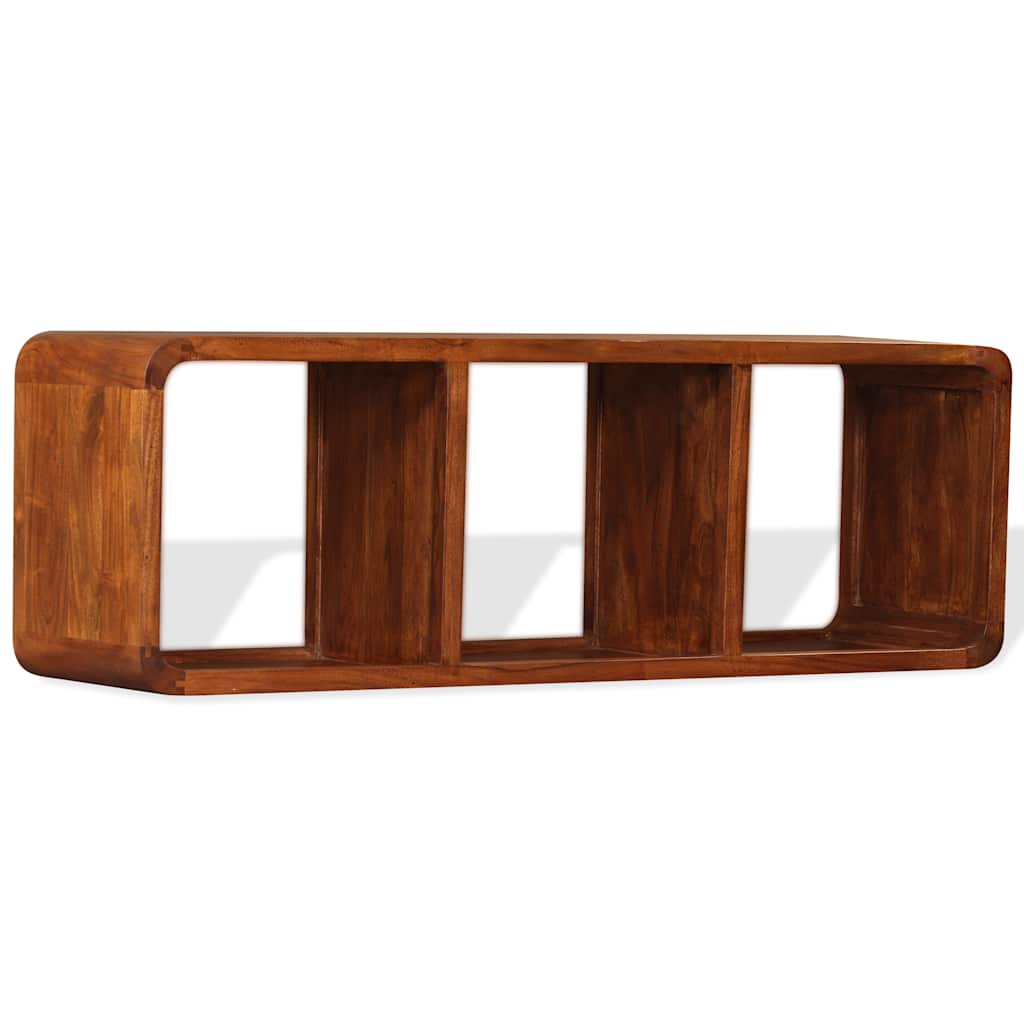Vidaxl tv-meubel 120x30x40 cm massief hout met honingafwerking