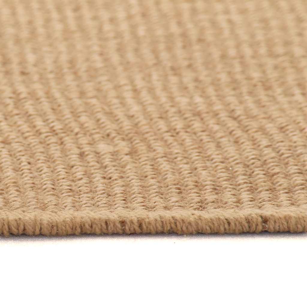Vidaxl Teppich mit Latex unten 70x130 cm Jute natürlich