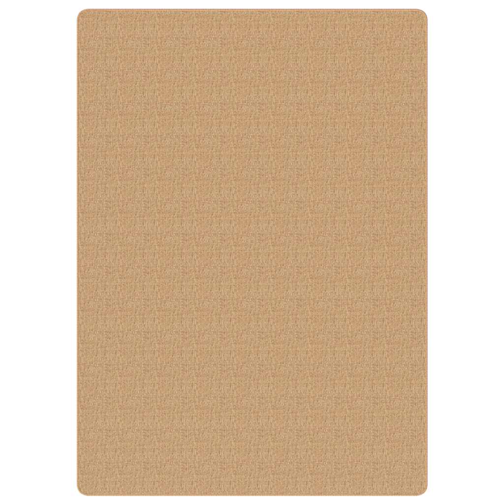 Vidaxl Teppich mit Latex unten 120x180 cm Jute Natürlich