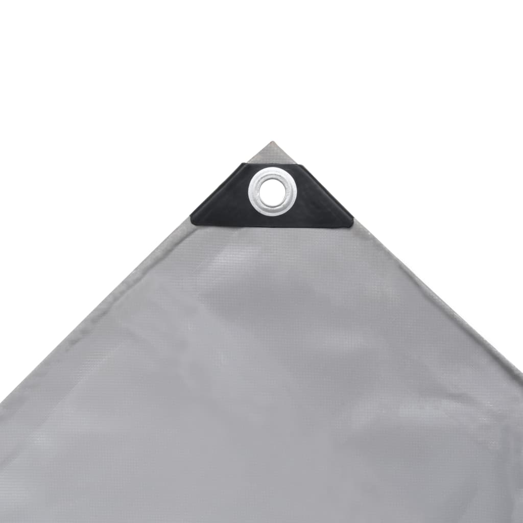 Vidaxl -Gerät Segel 650 g m² 4x4 m Grau