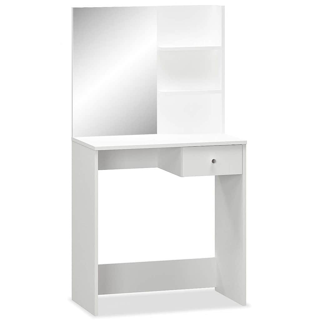 Vidaxl kaptafel 75x40x141 cm bewerkt hout wit