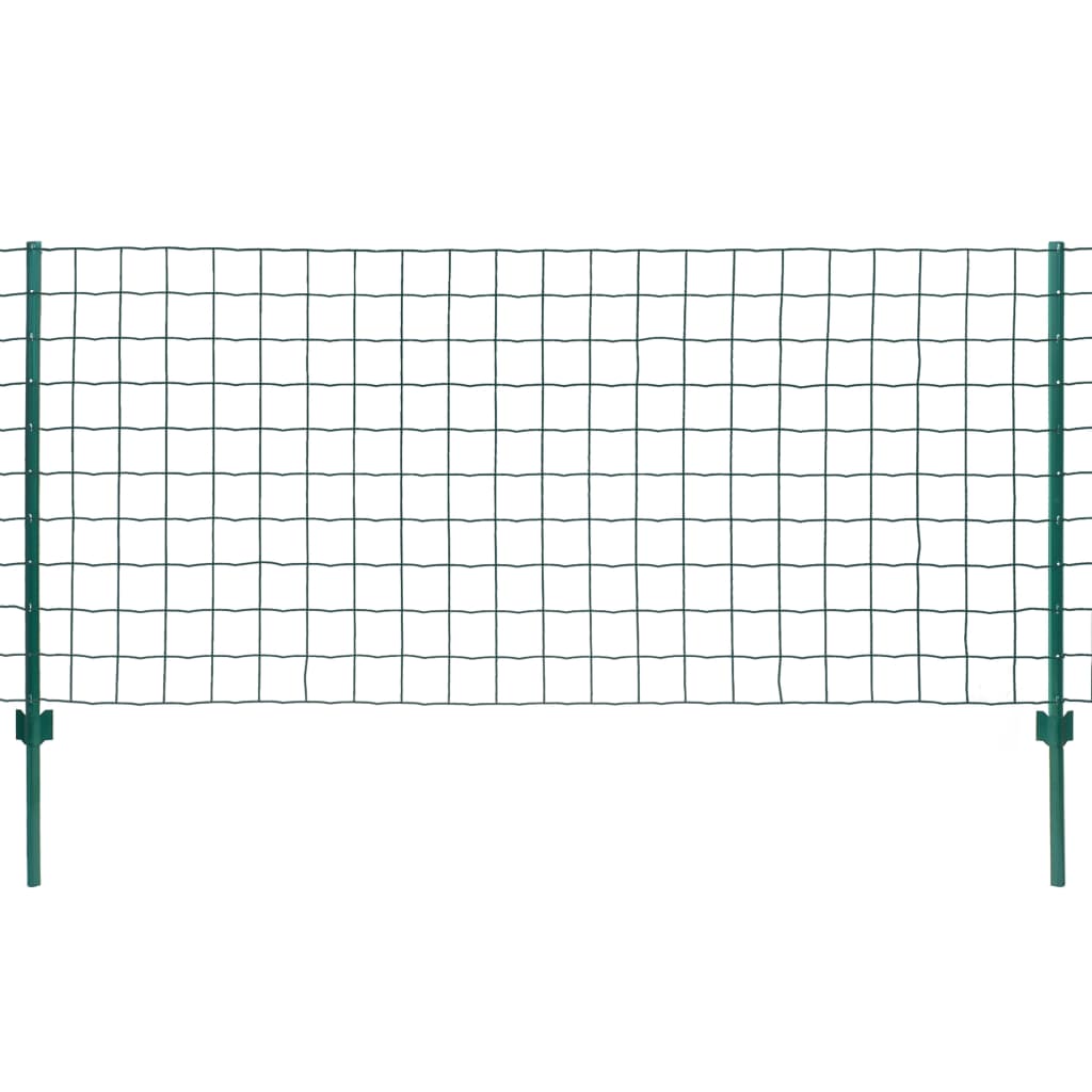 Vidaxl Euro HEK 20x0,8 m Stahlgrün