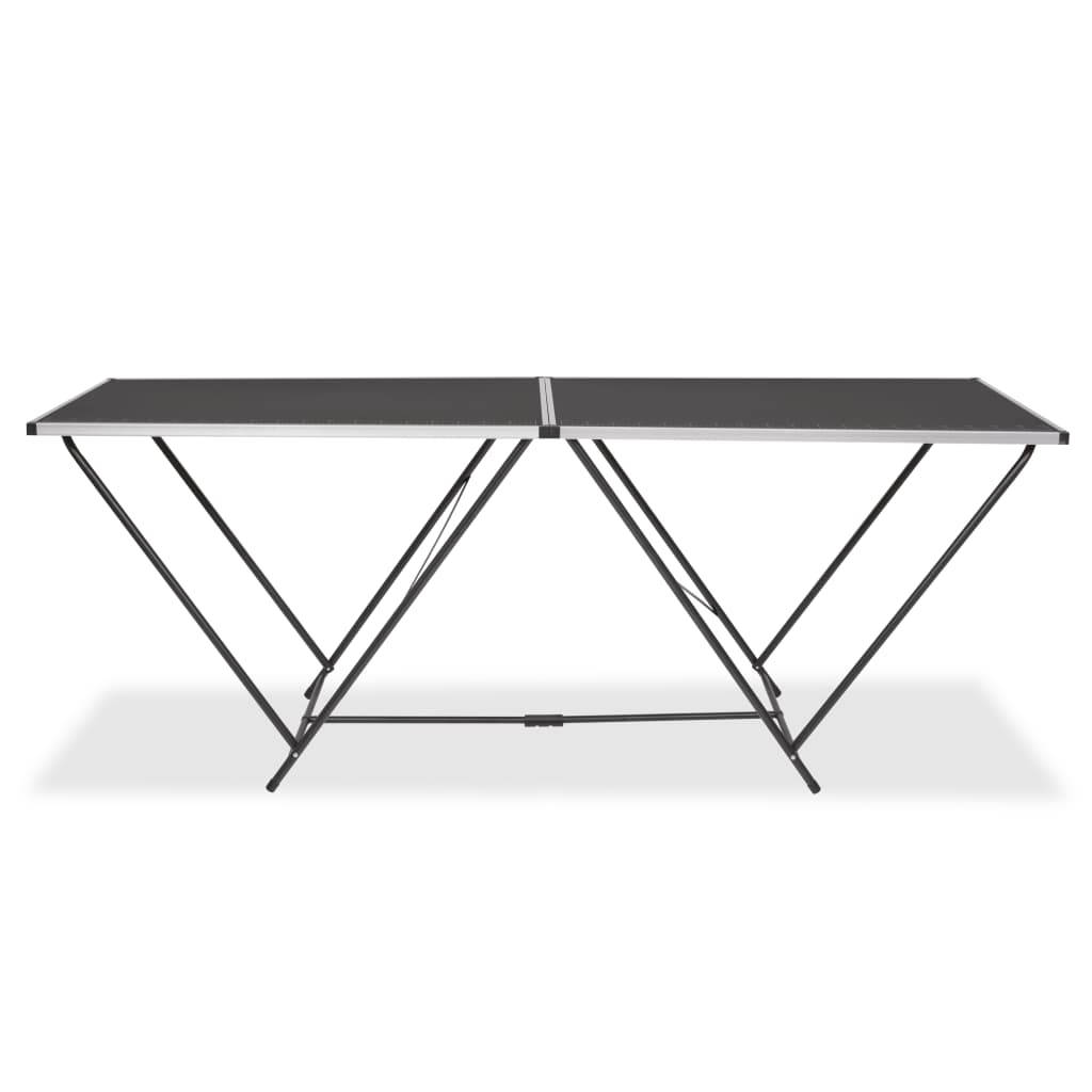 Vidaxl behangtafel inklapbaar 200x60x78 cm mdf en aluminium