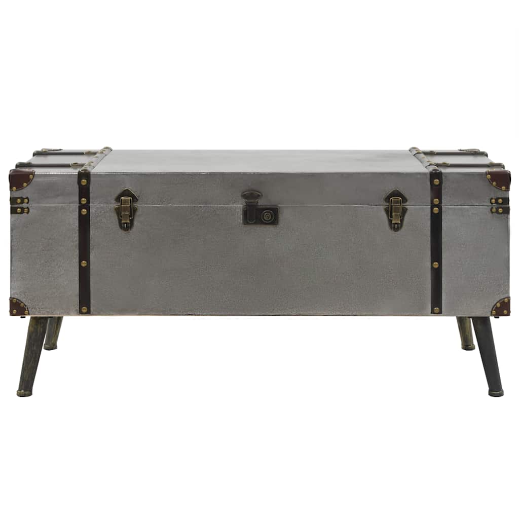 Vidaxl salontafel 102x51x47,5 cm mdf en aluminium