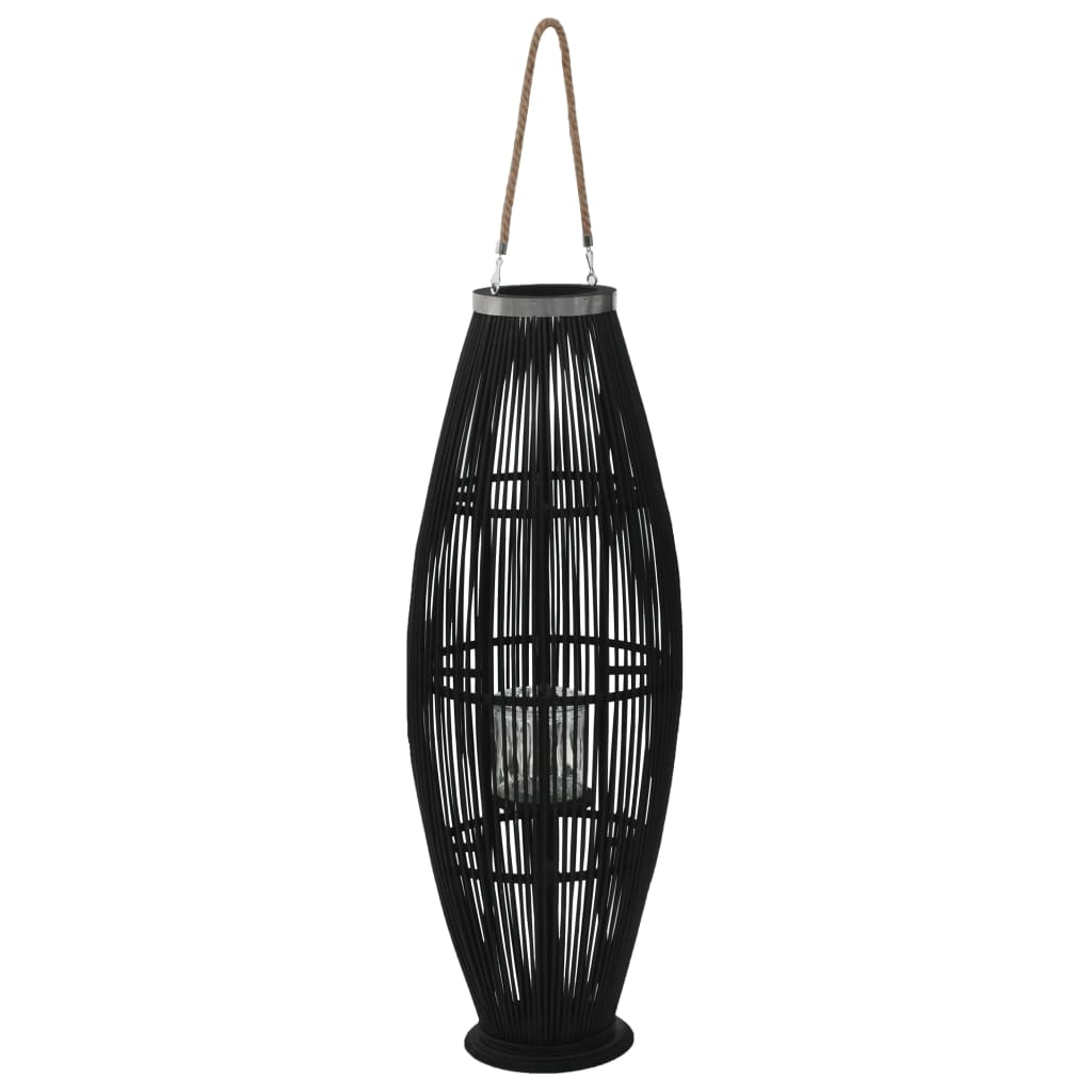 Vidaxl Lanternhalter hängt 95 cm Bambusschwarz