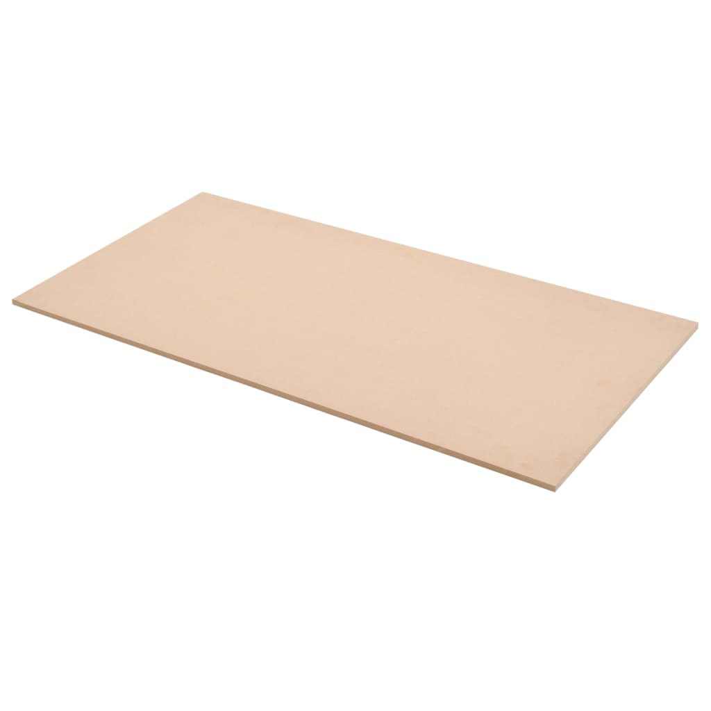 VIDAXL MDF -Platten rechteckig 120 x 60 cm 12 mm 2 STs