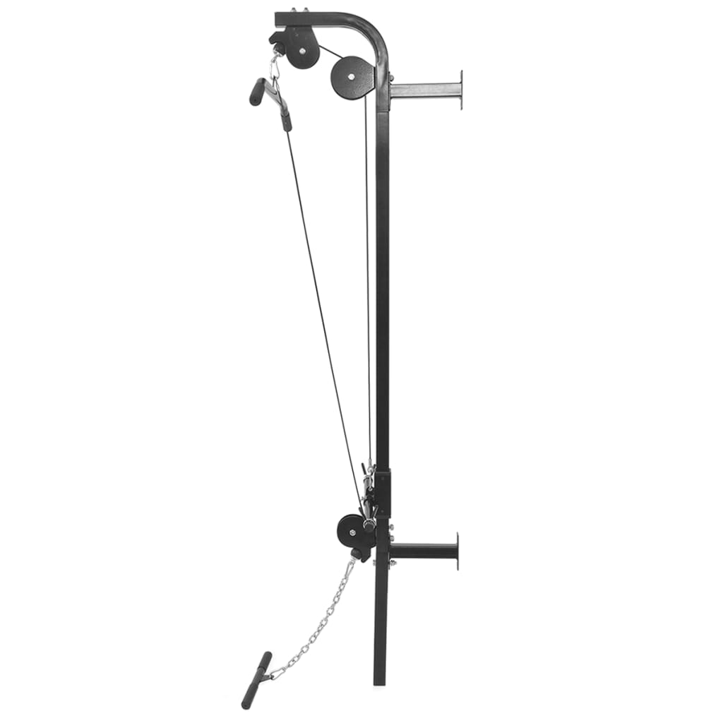 Vidaxl -Kraftturm für die Wand mit Hantel -Set 30,5 kg