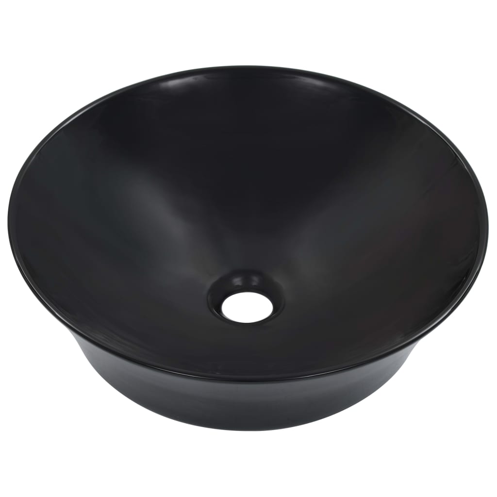 Vidaxx Waschbecken 41x12,5 cm Keramik schwarz