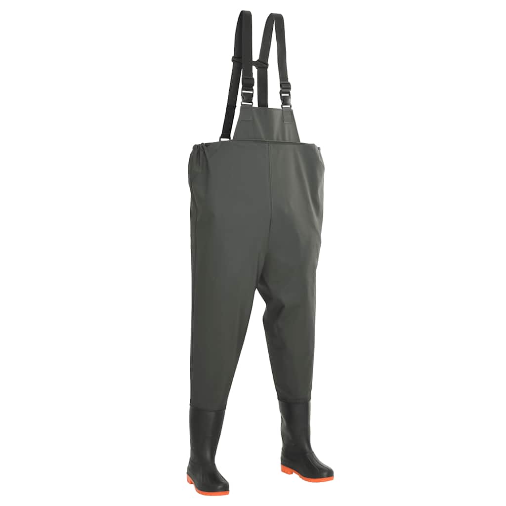 Vidaxl Waadbroek mit Stiefel Größe 42 Grün