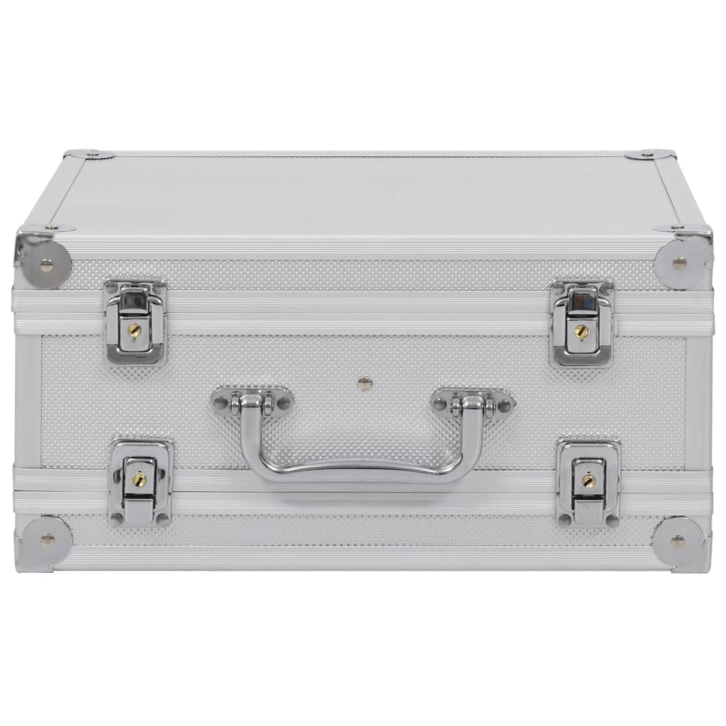 Vidaxx Waffenkoffer Aluminium ABS silberfarben