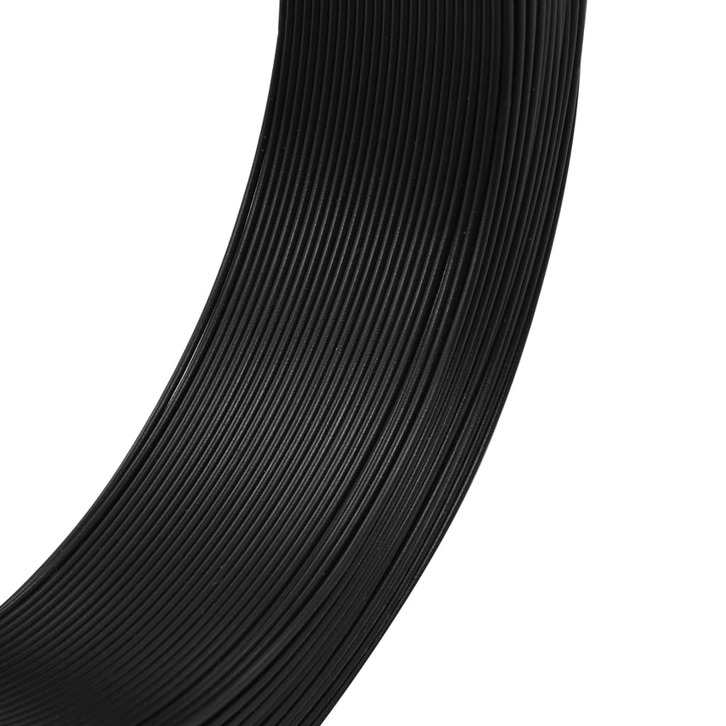Vidaxl Hekbind -Gewinde 250 m 0,9 1,4 mm Stahlanthrazit