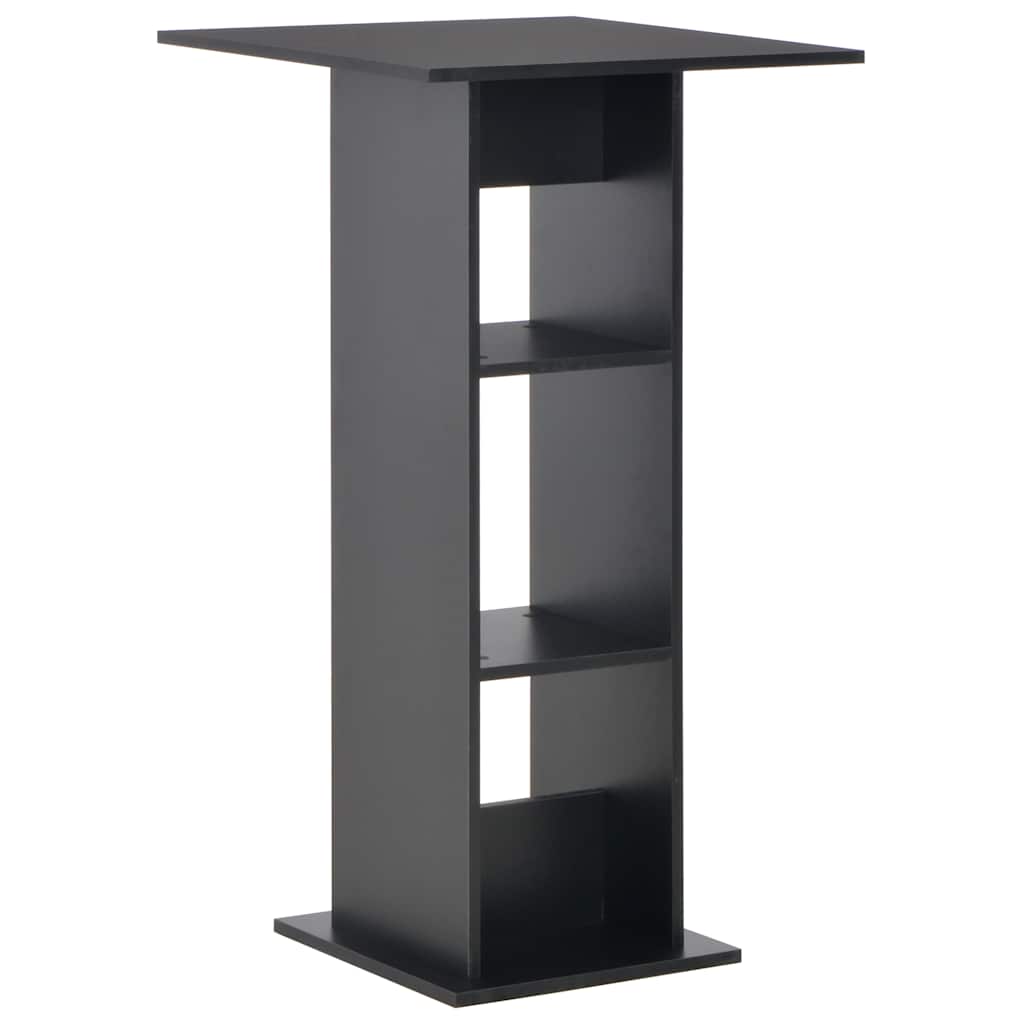 Vidaxl bartafel 60x60x110 cm zwart