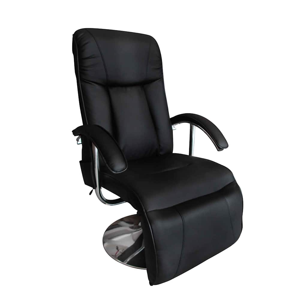 Vidaxl massagestoel kunstleer zwart