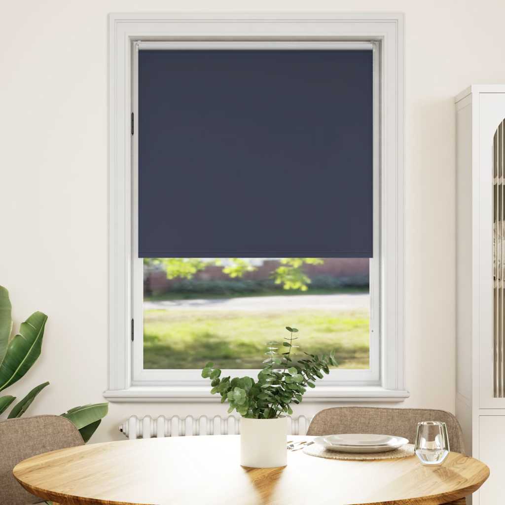 Vidaxl Roller Blind Blackout 80 x 175 cm Marine Blau