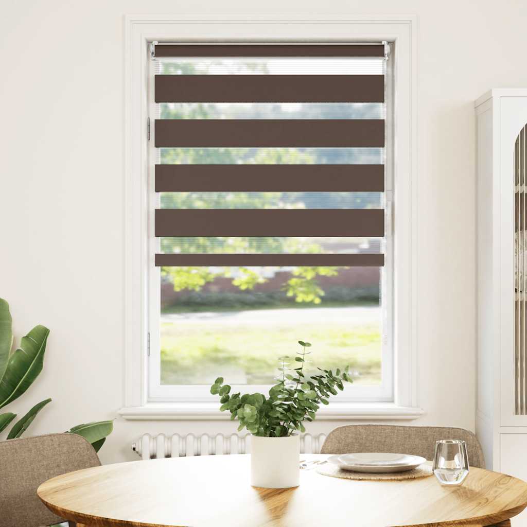 VidaXL Duo Rollo 50x100cm Kaffeebraun