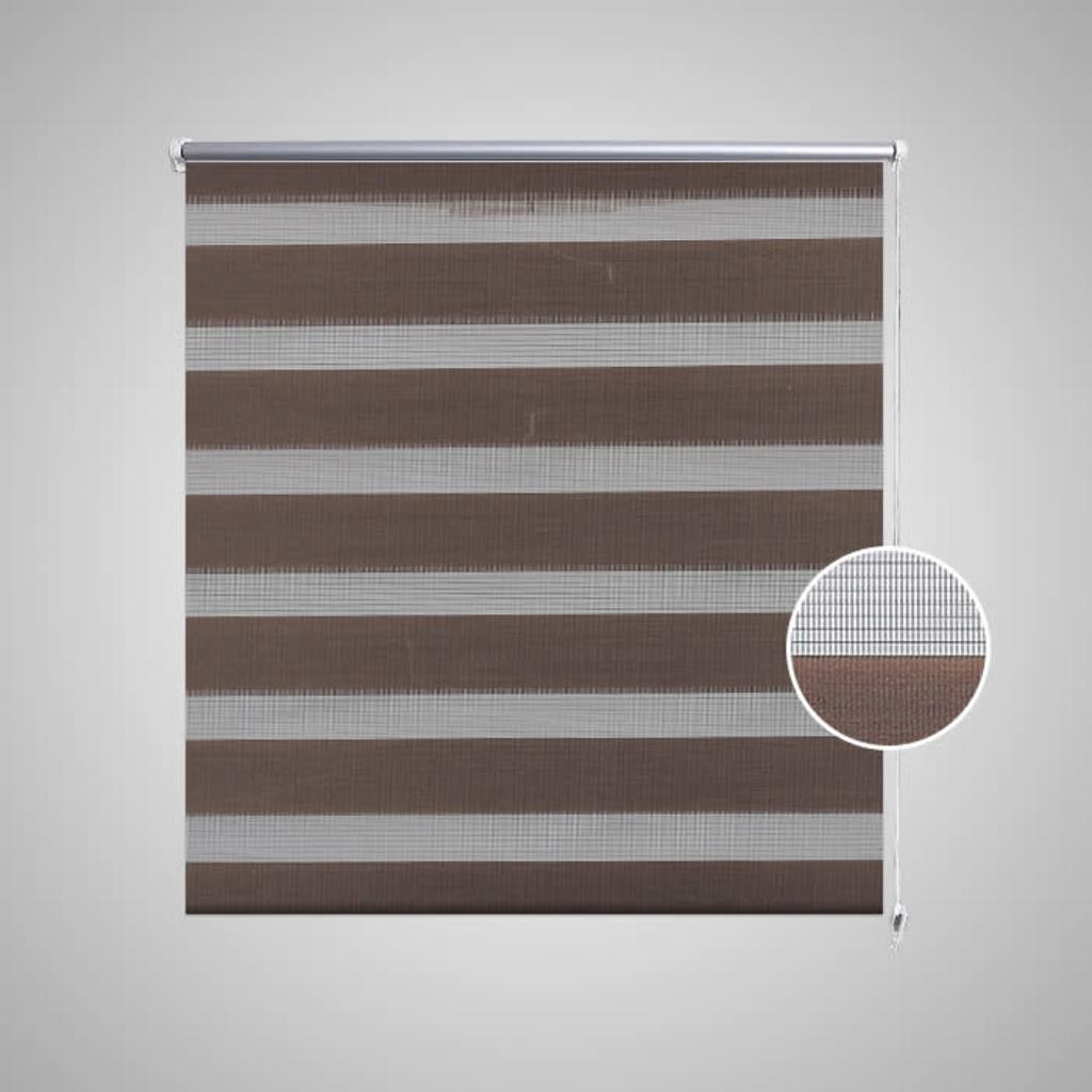 VidaXL Duo Rollo 70x120cm Kaffeebraun