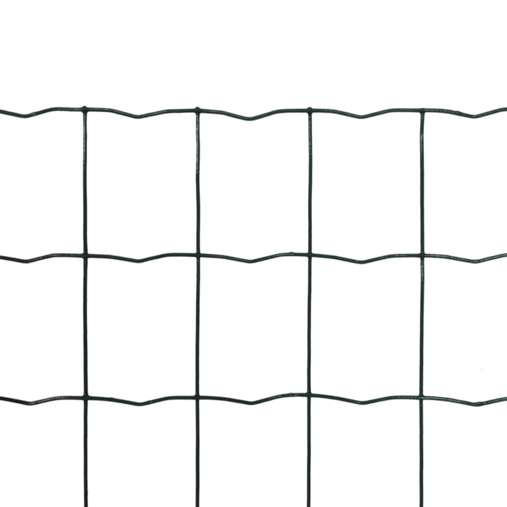 Vidaxl Euro HEK 25x1,2 m Stahlgrün