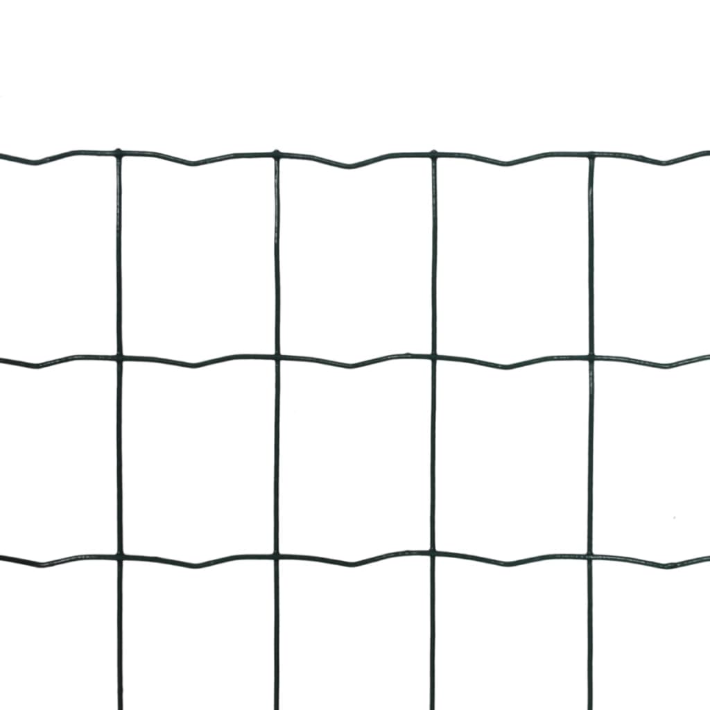 Vidaxl Euro HEK 25x1,5 m Stahlgrün