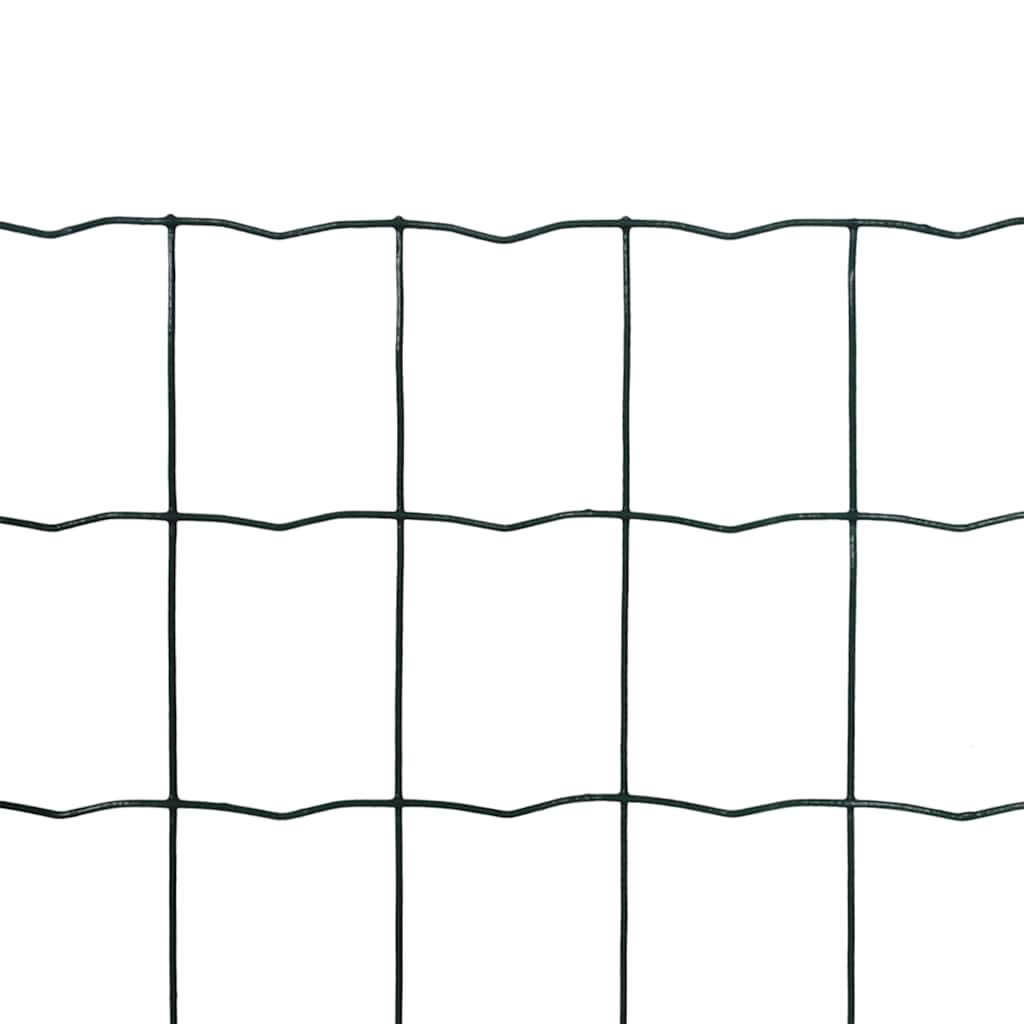 Vidaxl Euro HEK 25x1,2 m Stahlgrün