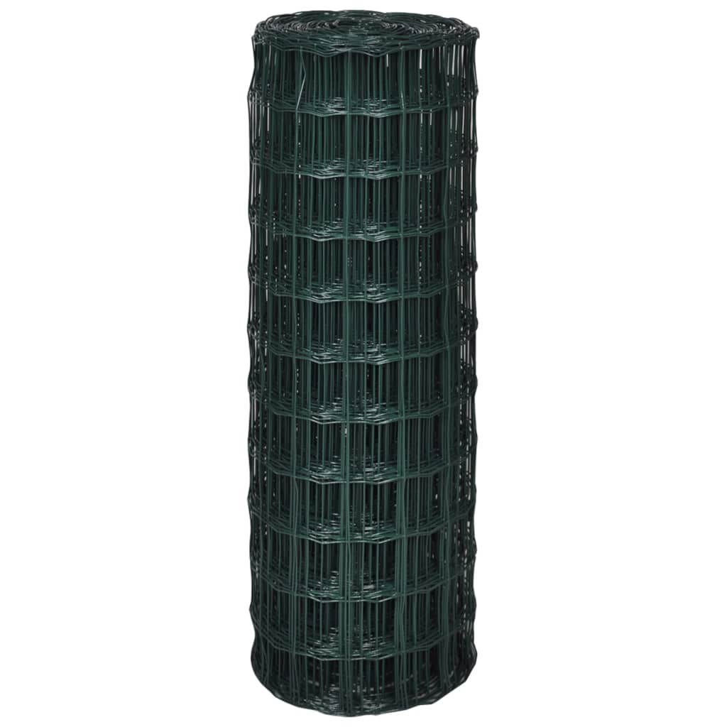 Vidaxl Euro HEK 25x1,5 m Stahlgrün