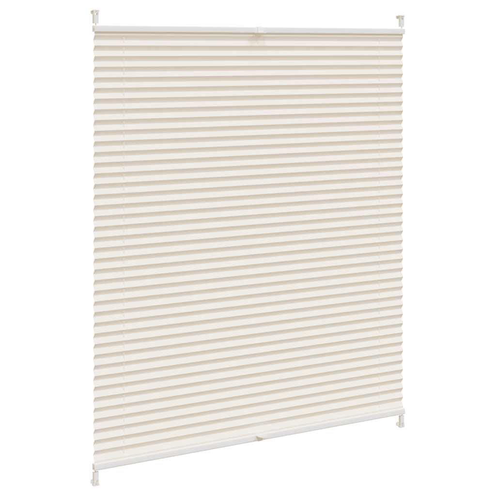 VidaXL Plissees 100x125cm Creme