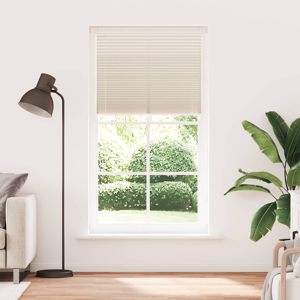 VidaXL Plissees 100x200cm Creme