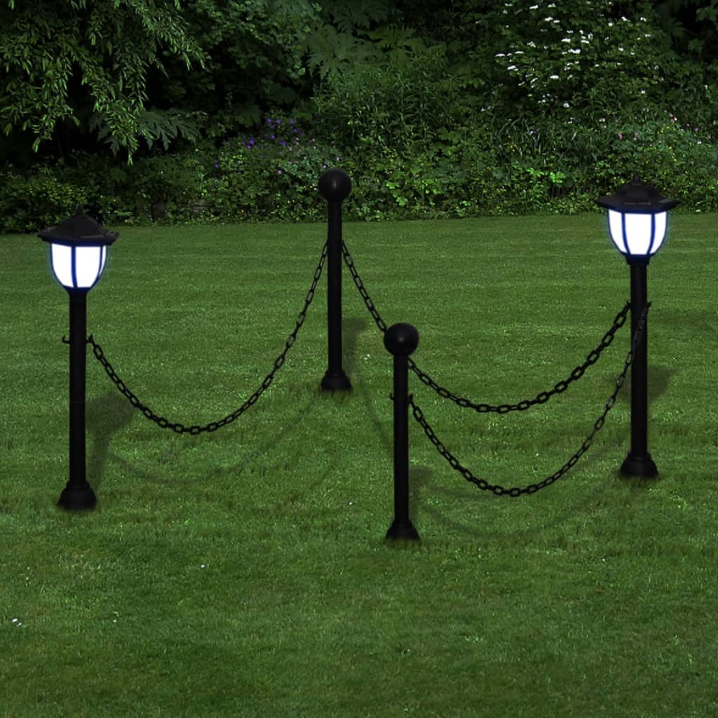 Vidaxl -Fechten mit 2 Sonnenlampen