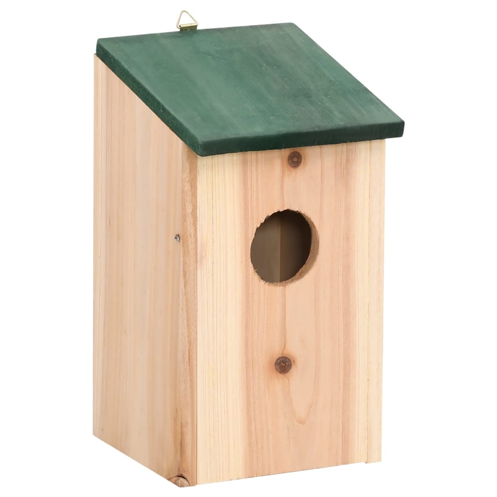 Vidaxl Vogelhäuser 4 Stcs 12x12x22 cm Holz