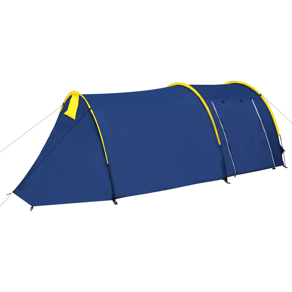 VidaXL Zelt 6-Personen Marineblau Gelb
