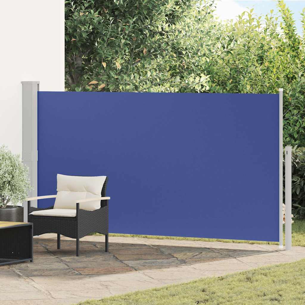 Vidaxl Wind Sonnenschutzmittel ausziehbar 160 x 300 cm blau