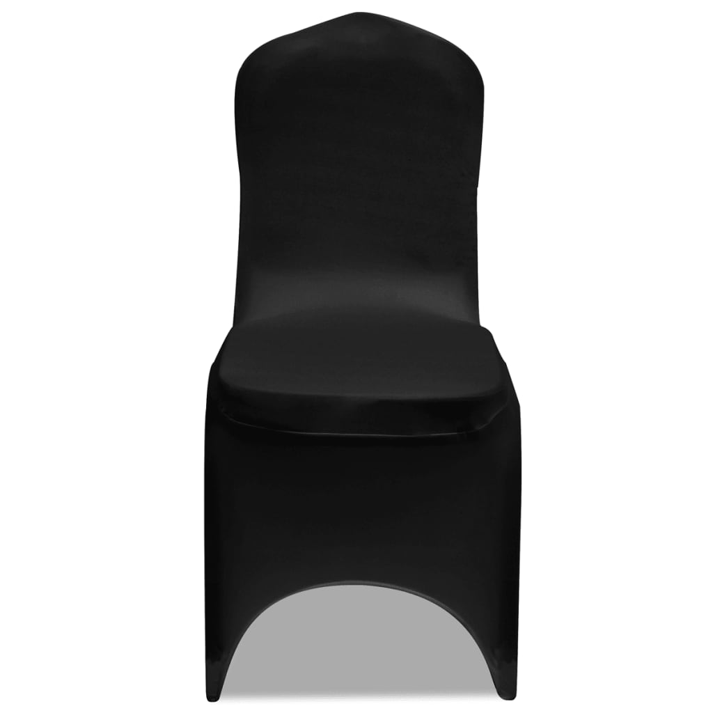 Vidaxl Stuhl Cover Stretch Black (6 Stücke)