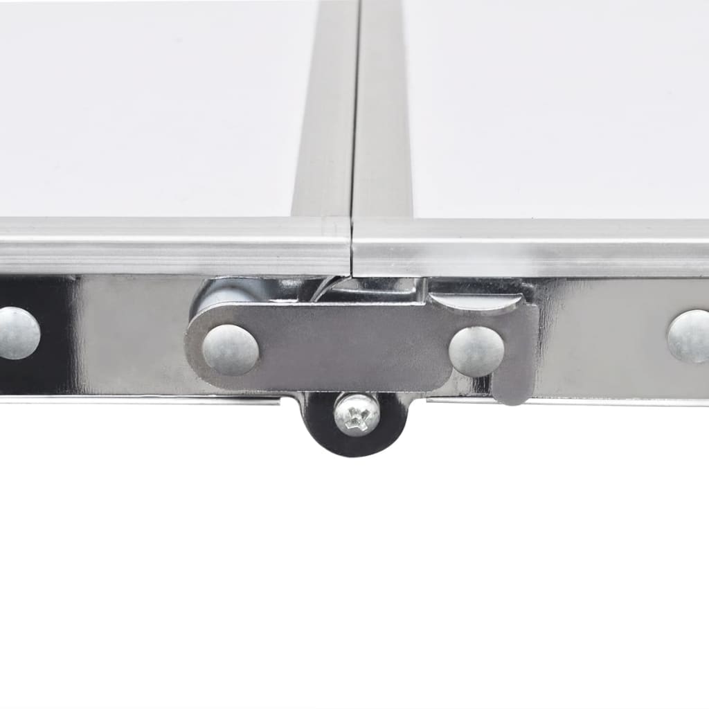 Vidaxl Camping Table in Höhe mit 6 Stühlen 180x60 cm einstellbar